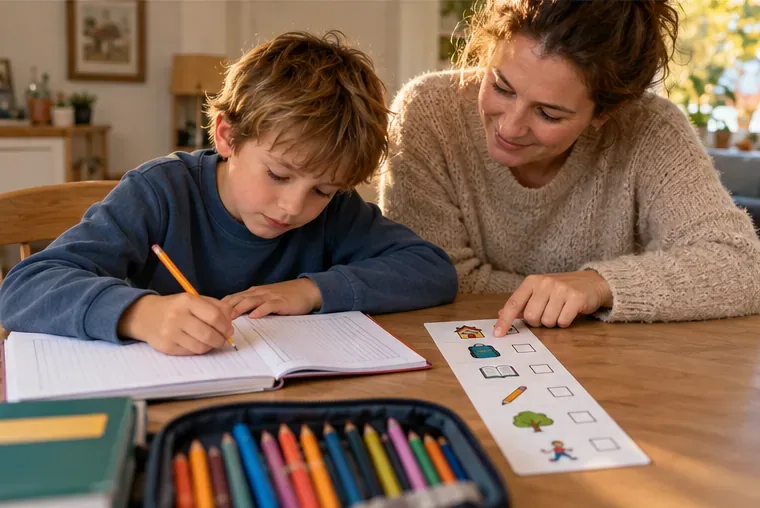 Hausaufgaben nach den Herbstferien: Eine visuelle Checkliste für Kinder mit ADHS